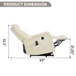 Single Motor Power Lift Recliner Chair with Massage & Heat detail image 68