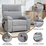 Dual-Motor Power Lift Recliner with Heat & Massage, 350 lb Capacity detail image 137
