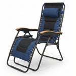 Oversized Padded Zero Gravity Chair with Cup Holder, 400 lb Capacity detail image 50