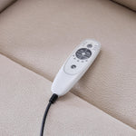 Modern Heated Massage 360° Swivel Recliner Accent Chair with Ottoman, Ergonomic detail image 17
