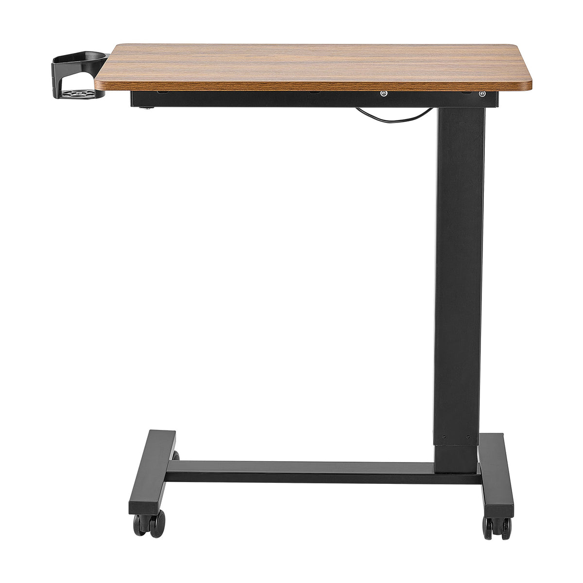 VEVOR Height Adjustable Rolling Overbed Laptop Desk mobile laptop workstation