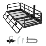 500 lb Folding Hitch Cargo Carrier for 2" Receiver for workshop, garage, storage, or utility use