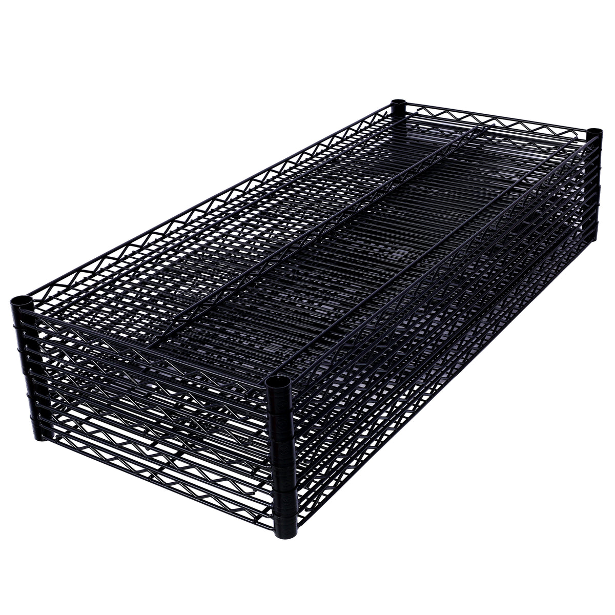 6-Tier NSF Wire Shelving Unit, 6000 lb Capacity for workshop, garage, storage, or utility use