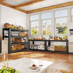 Heavy-Duty Adjustable Metal Storage Shelving Units for workshop, garage, storage, or utility use