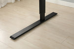 L-Shaped 59" Electric Standing Desk workspace desk setup
