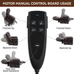 Large Dual-Motor Power Lift Heat & Massage Recliner detail image 109
