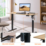 48" x 24" Electric Standing Desk workspace desk setup