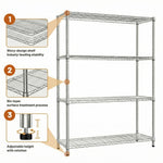 1400 lb 4-Shelf Storage Shelves for workshop, garage, storage, or utility use