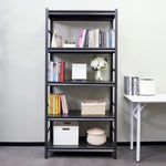 5-Tier Heavy-Duty Adjustable Metal Storage Rack for workshop, garage, storage, or utility use