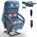 Power Chenille Lift Recliner Chair Dual Motor Infinite Position Up to 350 Pounds detail image 12