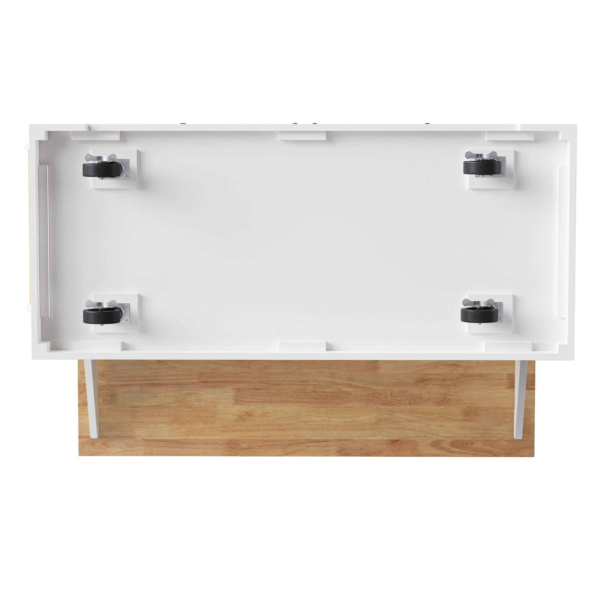 54 in. Rolling Kitchen Island with Drop Leaf & Storage product view 27