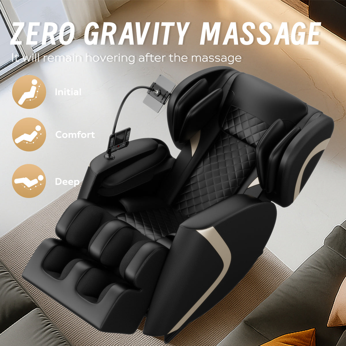 Zero Gravity Massage Chair with Bluetooth Speakers detail image 11
