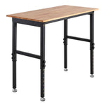 VEVOR Adjustable Height Hardwood Workbench with Power Outlets - workbench for daily comfort and function