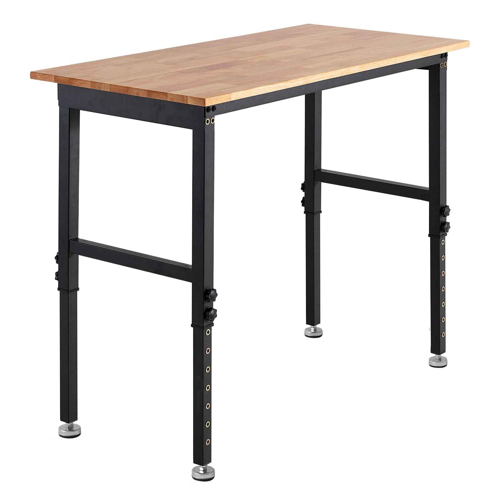 VEVOR Adjustable Height Hardwood Workbench with Power Outlets - workbench for daily comfort and function