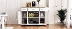 54 in. Rolling Kitchen Island with Drop Leaf & Storage product view 33