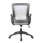 Techni Mobili Mid-Back Mesh Task Office Chair with Height Adjustable Arms for home office seating