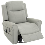 Modern PU Leather Manual Recliner Chair with 270° Swivel, Massage detail image 26