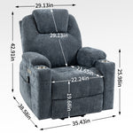 Dual-Motor Leather-Air Power Lift Recliner detail image 67