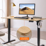 48" x 24" Electric Standing Desk workspace desk setup