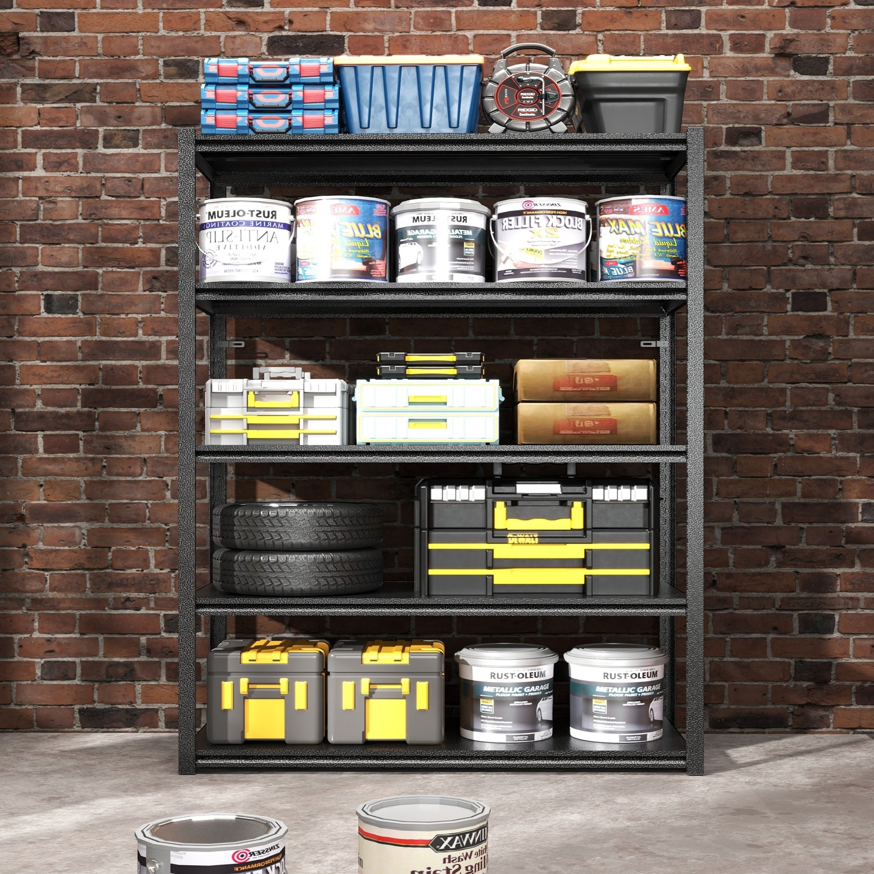MAKEACE STEEL FURNITURE Storage Shelving for workshop organization and utility