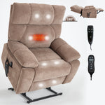 Dual-Motor Power Lift Recliner with Heat & Massage, 350 lb Capacity detail image 81