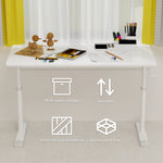 Height Adjustable Study Desk for Home Office workspace desk setup