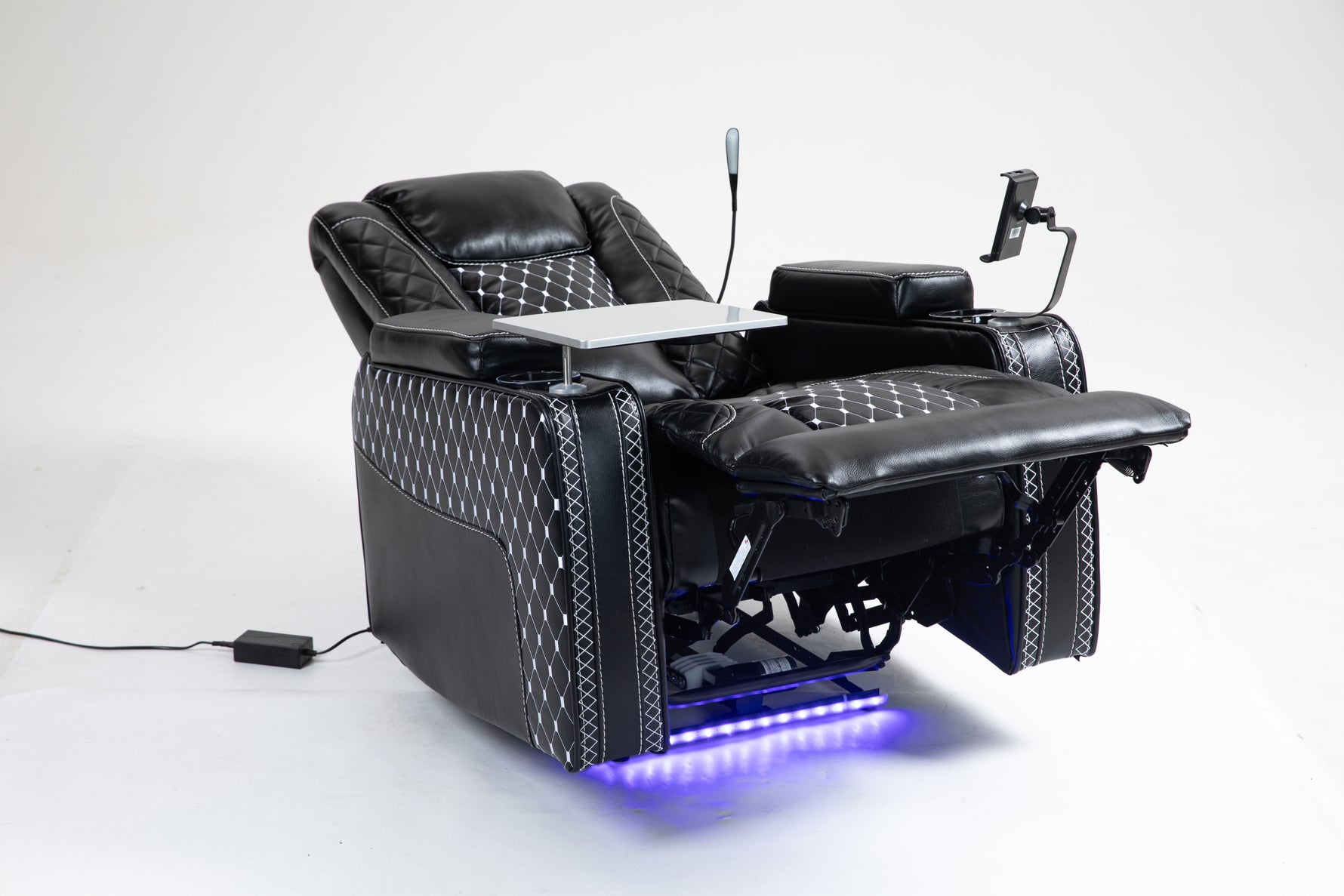 Power Zero Gravity Recliner with Storage, Cup Holder & Laptop Table detail image 4