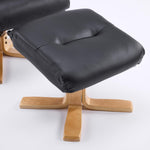 Modern Heated Massage 360° Swivel Recliner Accent Chair with Ottoman, Ergonomic detail image 41