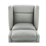 Modern Manual Recliner with 8-Point Massage and Heating, Swivel Rocking detail image 32