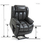 Dual-Motor Power Lift Heat & Massage Recliner detail image 55