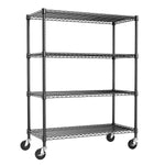 2640 lb Industrial 4-Tier Metal Shelving Unit for workshop, garage, storage, or utility use