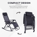 Folding Zero Gravity Rocking Lounge Chair detail image 18