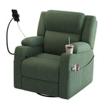 Electric Power Recliner Chair with Heat and Massage, 270° Swivel detail image 37