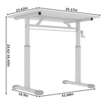 Height Adjustable Study Desk for Home Office workspace desk setup
