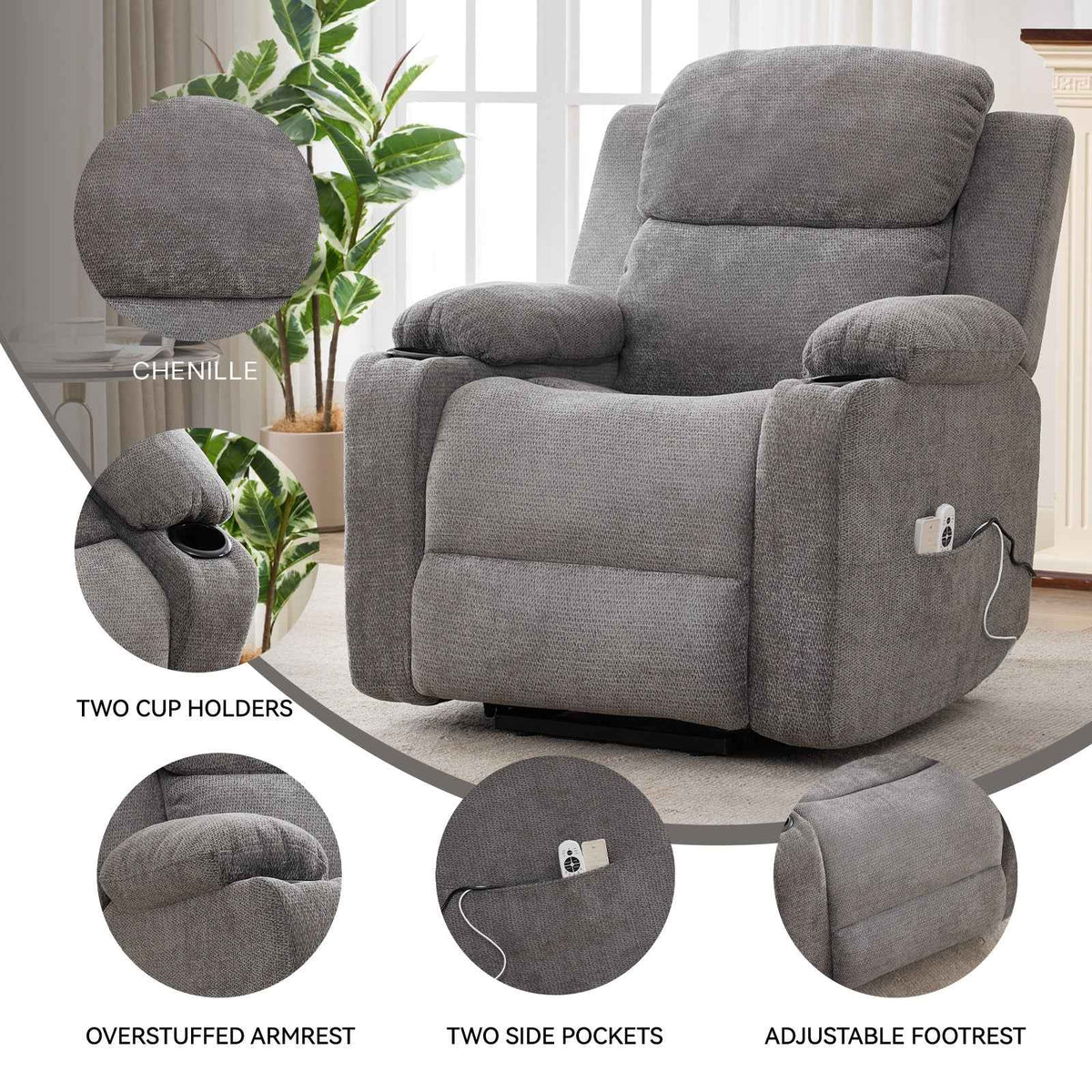 Single-Motor Power Lift Recliner detail image 43