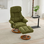 Ergonomic Recliner Chair with Ottoman - 360° Swivel Massage Lounge detail image 28