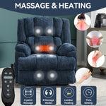 Dual-Motor Heat & Massage Power Lift Recliner, 350 lb Capacity detail image 31