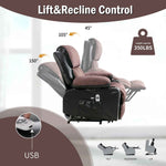 Power Lift Massage Recliner with Heat and Vibration detail image 18
