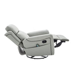 Modern Manual Recliner with 8-Point Massage and Heating, Swivel Rocking detail image 30