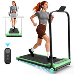 Foldable Under-Desk Walking Pad with Handlebar & Incline under-desk walking pad