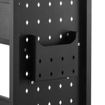 Heavy-Duty Rolling Utility Service Cart with 360° Swivel Wheels for workshop, garage, storage, or utility use