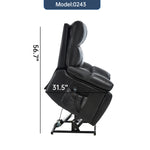Dual-Motor Power Lift Recliner with Heat & Massage, 350 lb Capacity detail image 43