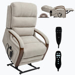 Power Chenille Lift Recliner Chair Dual Motor Infinite Position Up to 350 Pounds detail image 88