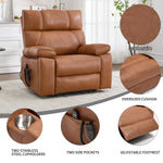 Dual-Motor Power Lift Recliner with Heat & Massage, 350 lb Capacity detail image 158