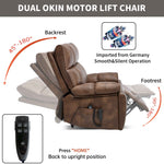 Dual-Motor Power Lift Recliner with Heat & Massage, 350 lb Capacity detail image 89