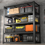 59" Heavy-Duty Metal Garage Storage Rack for workshop, garage, storage, or utility use