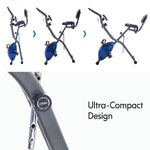 Folding Stationary Bike with 16-Level Magnetic Resistance, 300 lb Capacity detail image 76