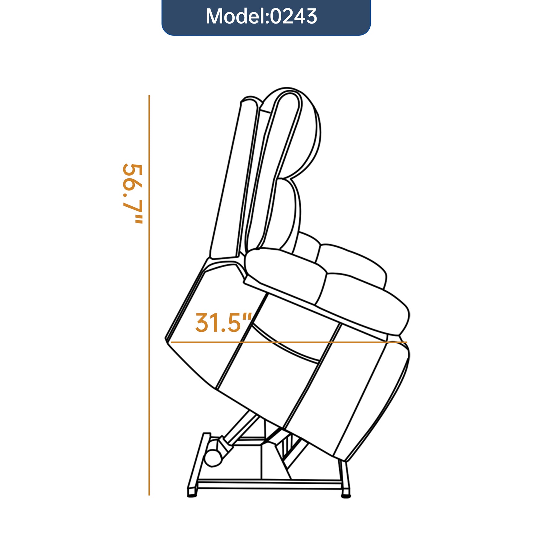 Dual-Motor Power Lift Recliner with Heat & Massage, 350 lb Capacity detail image 38