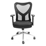 Techni Mobili High-Back Mesh Office Chair, Black for home office seating
