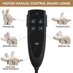 Dual-Motor Power Lift Recliner with Heat & Massage, 350 lb Capacity detail image 6